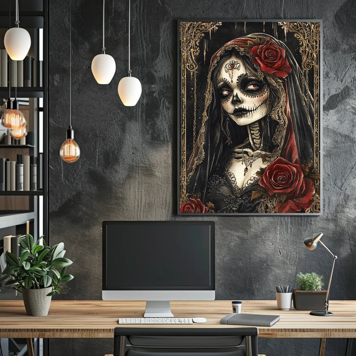 La Catrina Día de los Muertos Cultural Heritage Poster