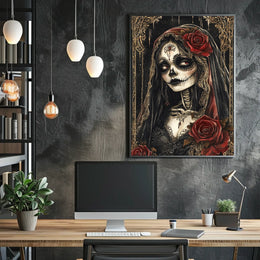 La Catrina Día de los Muertos Cultural Heritage Poster