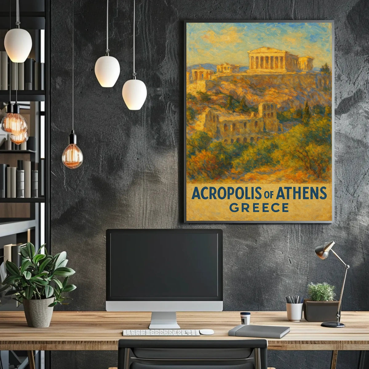 Acropolis of Athens Poster
