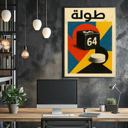 Backgammon Artistry Poster