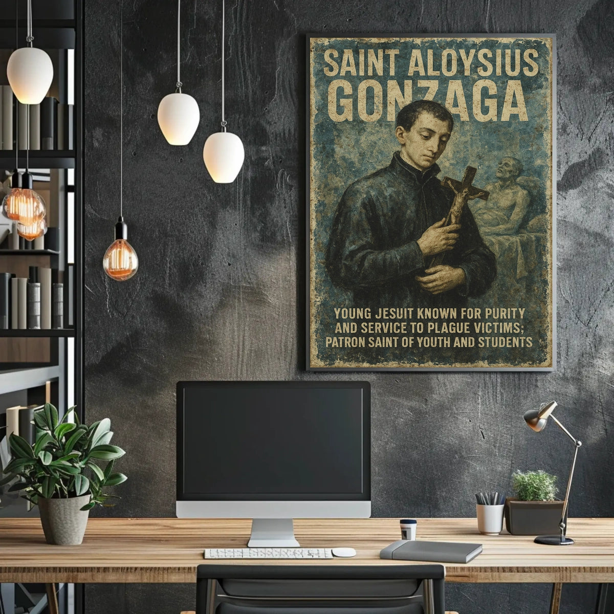 Saint Aloysius Gonzaga Poster
