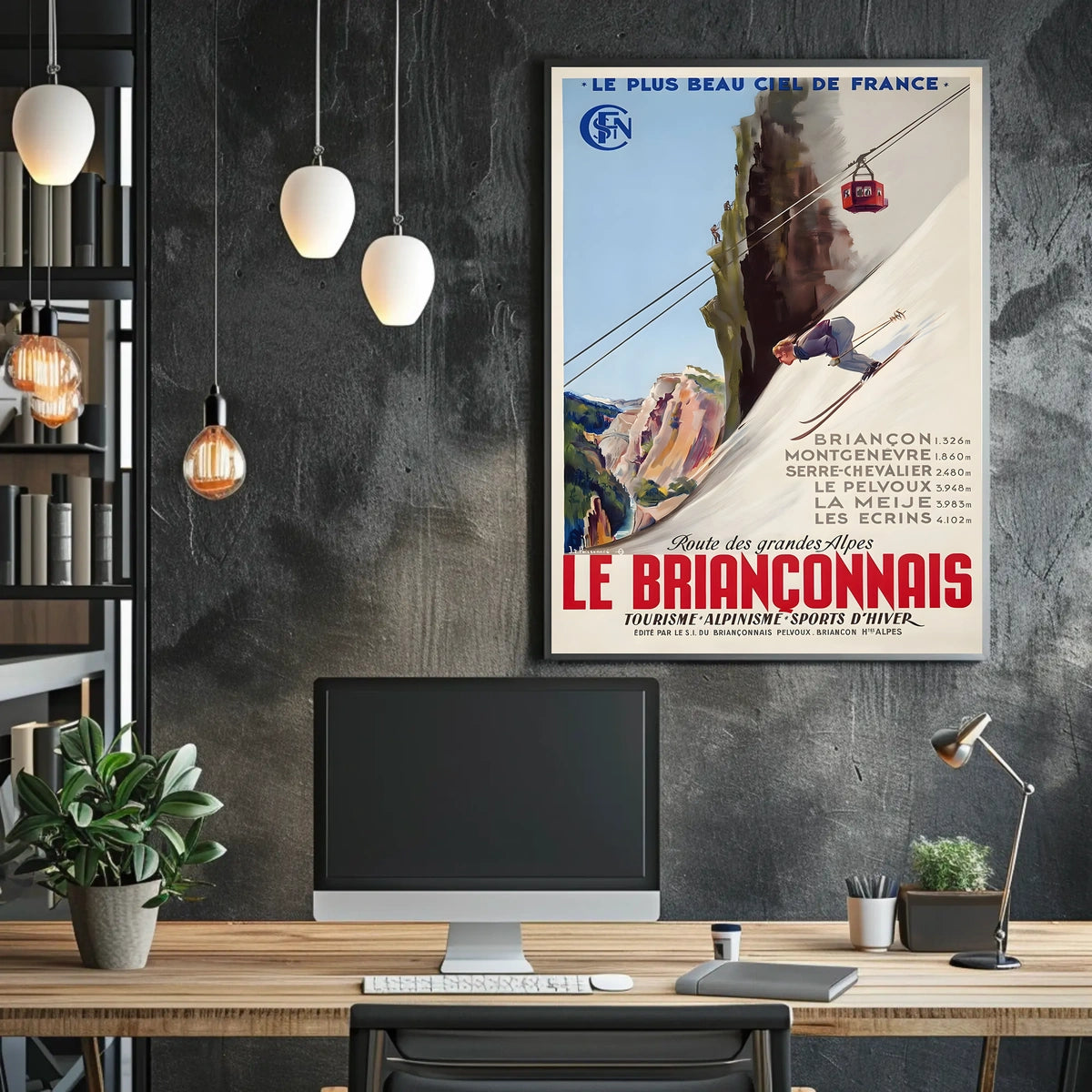 Le Briançonnais Winter Sports And Poster