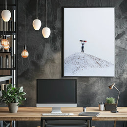 Triumph On The Snowy Hill Poster