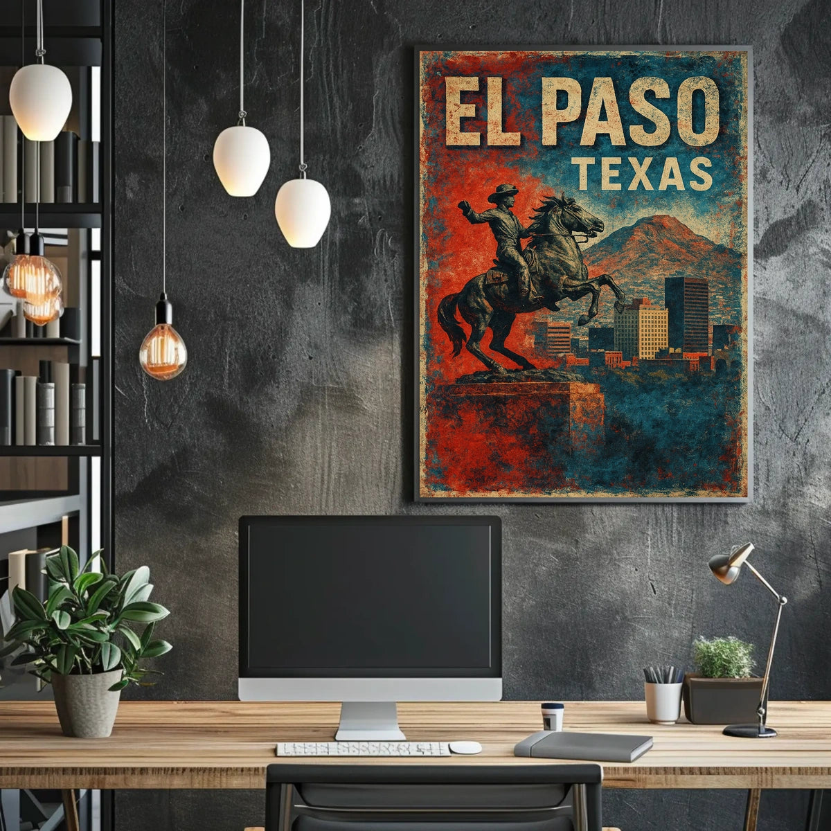 El Paso, Texas Western Heritage Poster