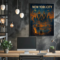 New York City Skyline Poster