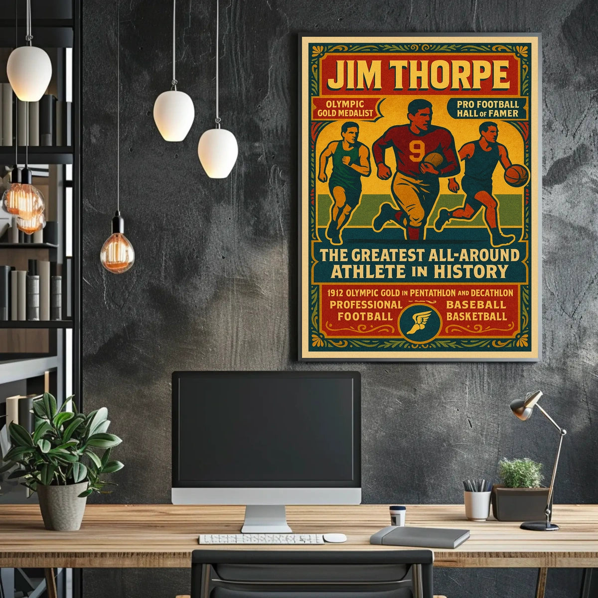 Celebrating an Athletic Legend Poster