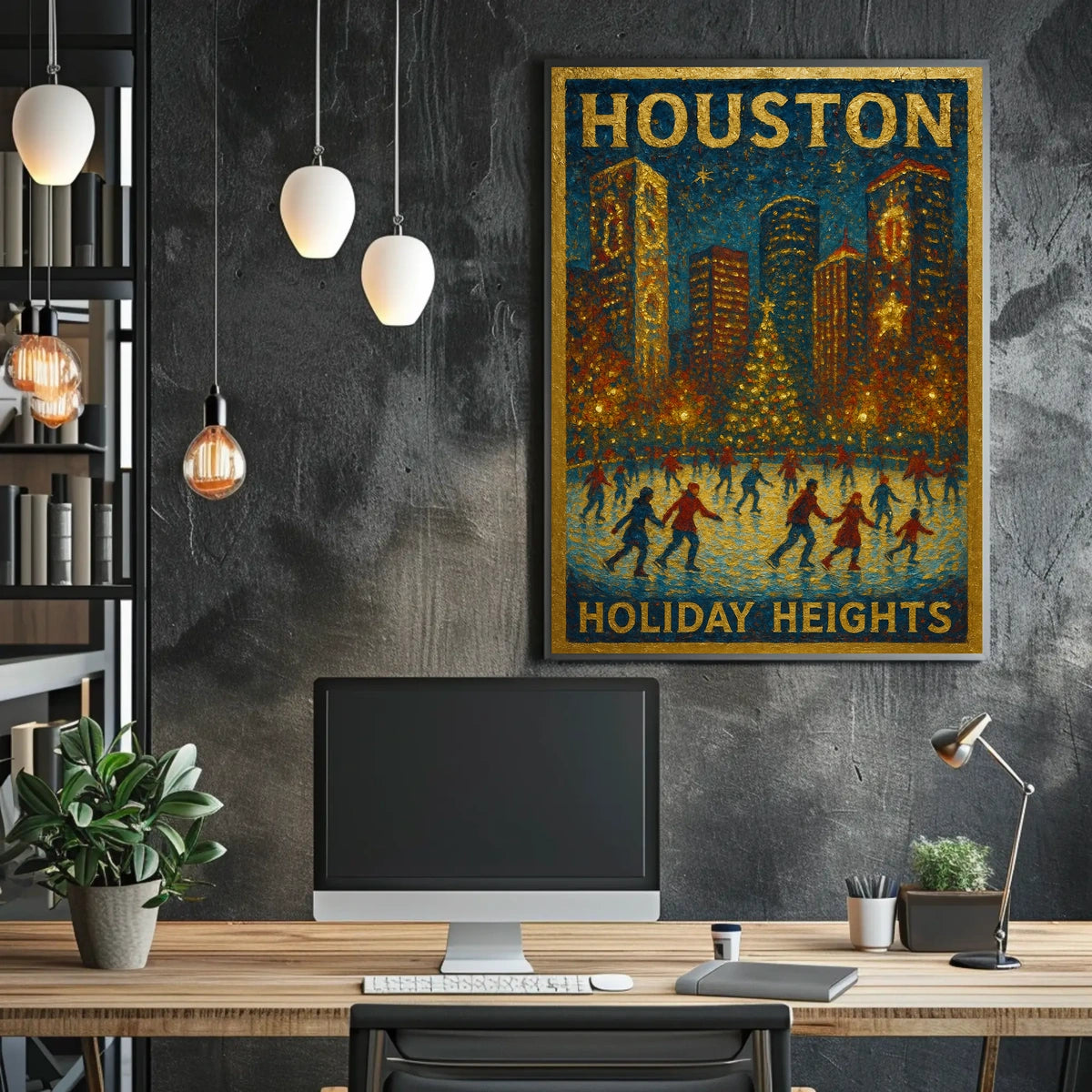 Holiday Heights In Houston Poster