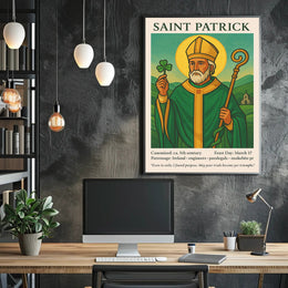 Saint Patrick Poster PosterGoat
