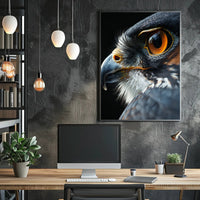 Bird of Prey Photorealistic Artwork Animal Poster PosterGoat