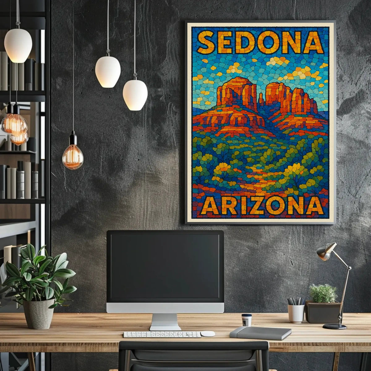 Sedona, Arizona Mosaic Poster