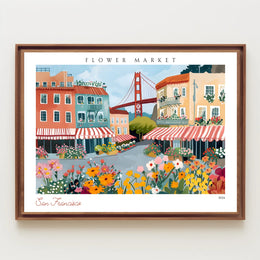 San Francisco Flower Market 2024 Poster PosterGoat