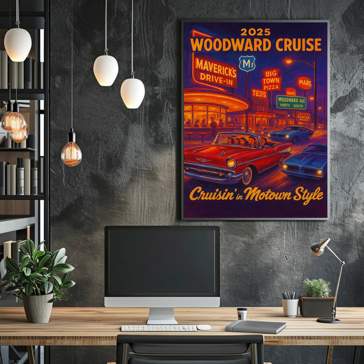 2025 Woodward Cruise Poster