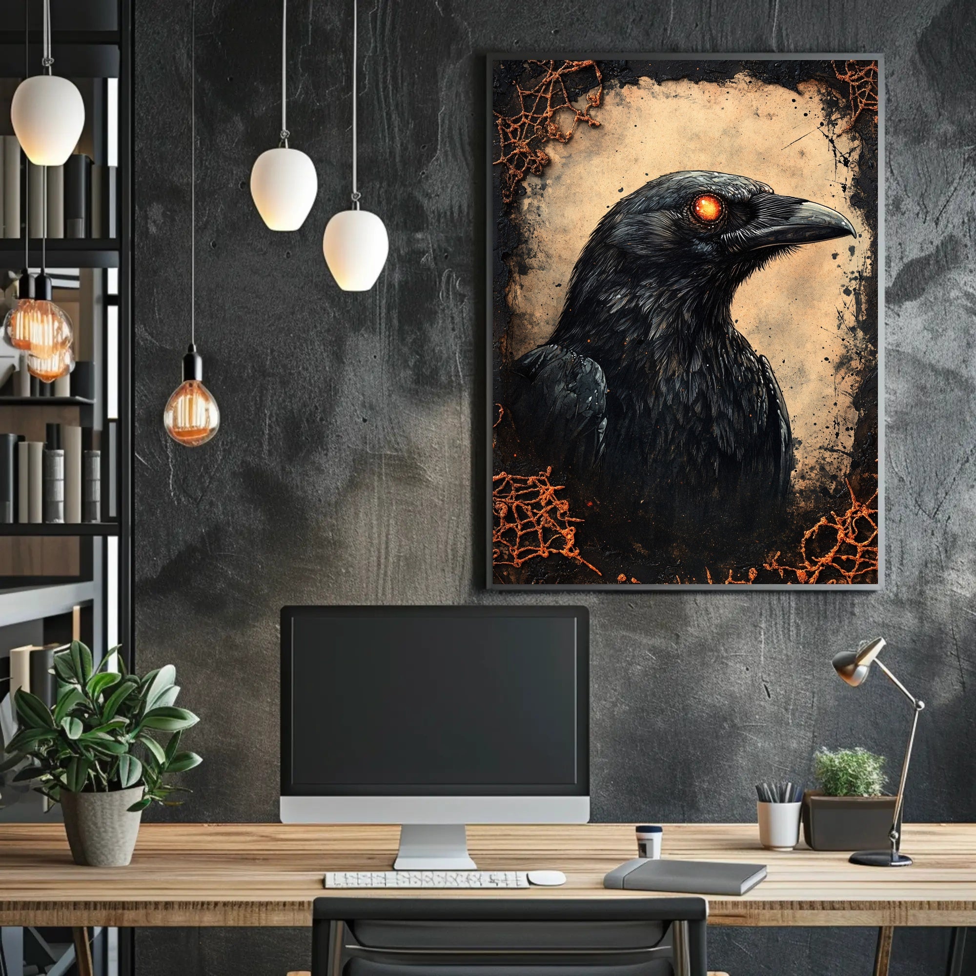 The Enigmatic Raven Poster