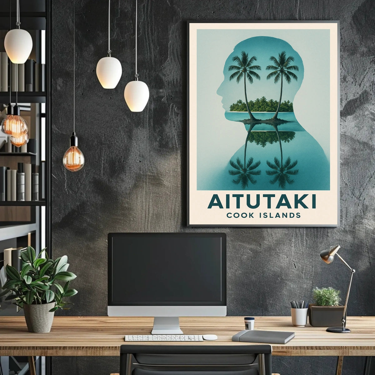 Aitutaki Cook Islands Paradise Poster