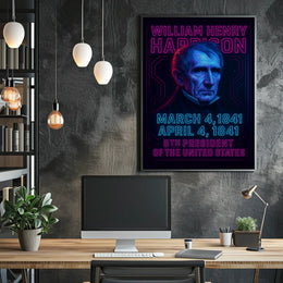 William Henry Harrison 9Th President Poster