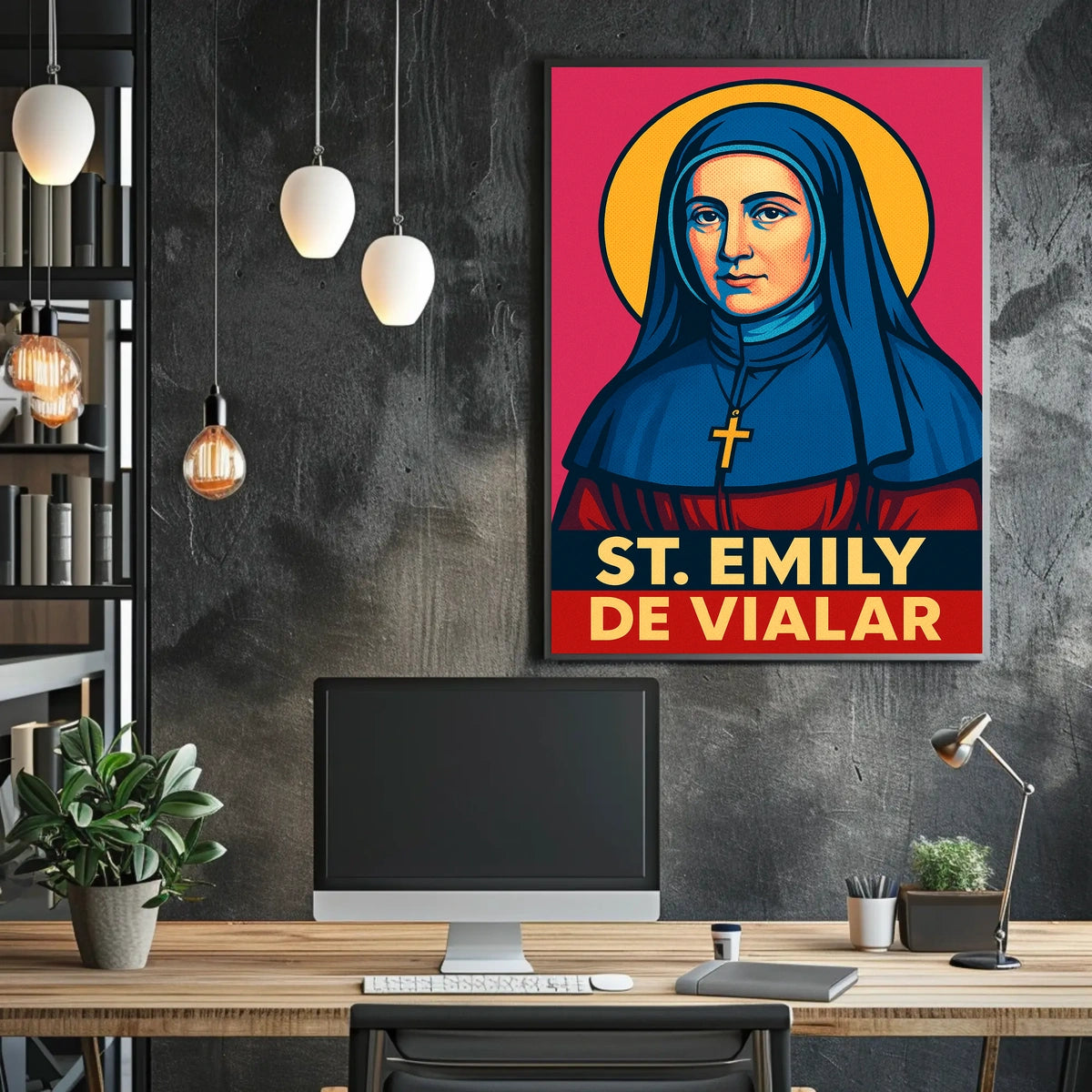 St. Emily de Vialar Poster
