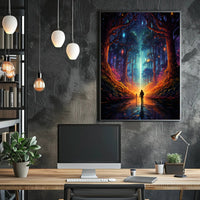 Enchanted Forest Pathway Poster