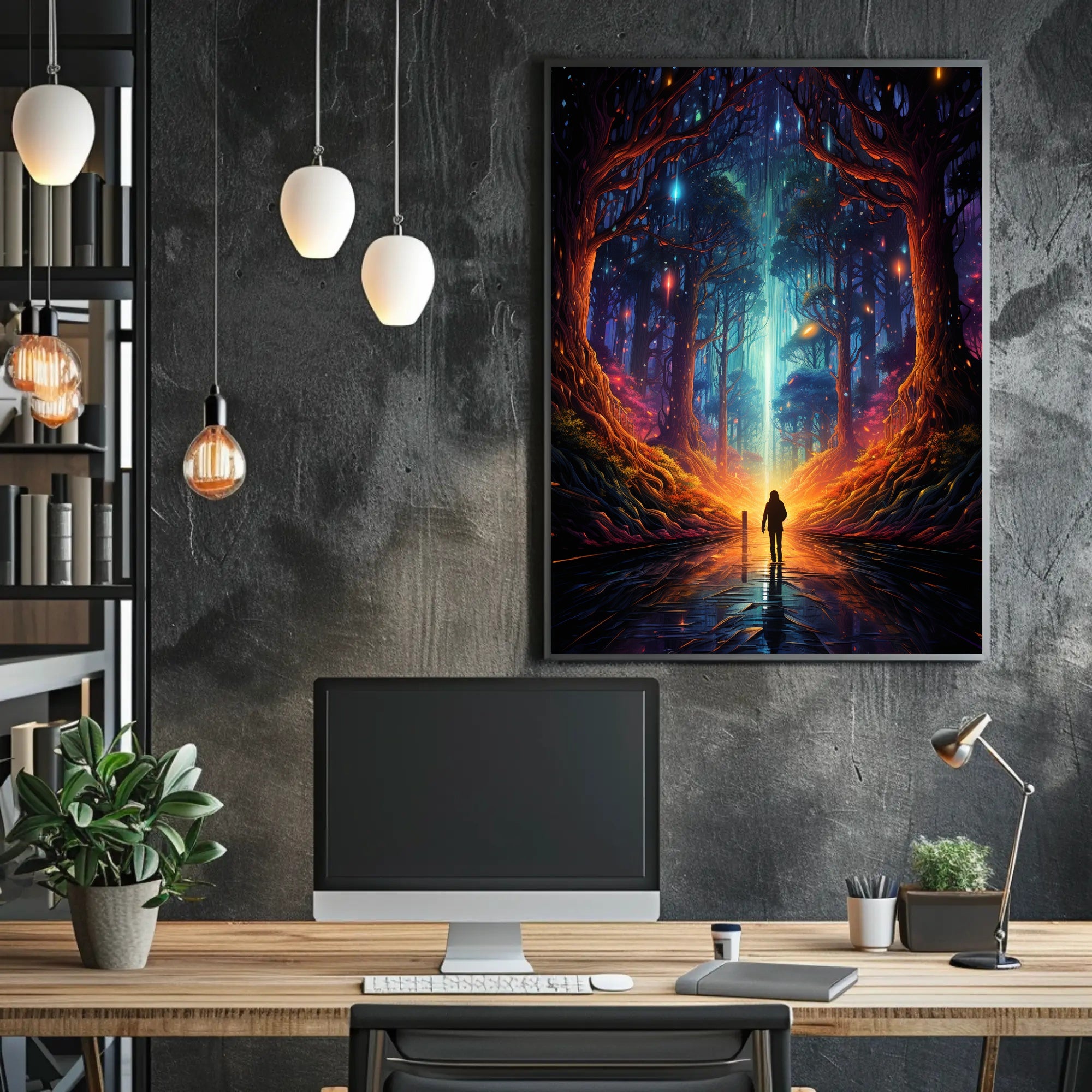 Enchanted Forest Pathway Poster