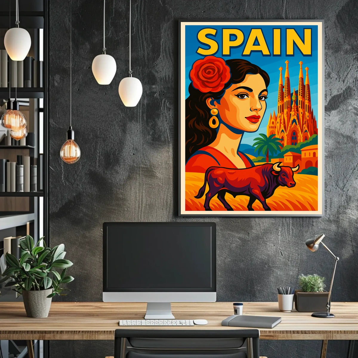 Vibrant Spain Poster