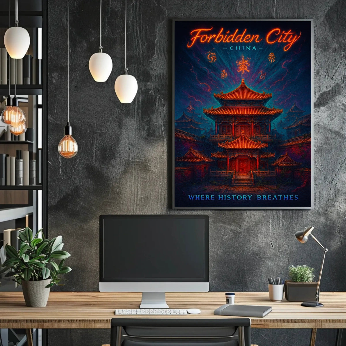 Forbidden City China Poster