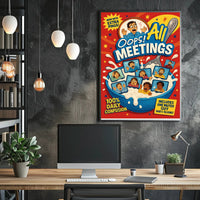 Oops! All Meetings Poster PosterGoat