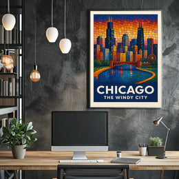 Chicago The Windy City Poster