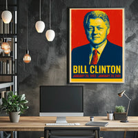 Bill Clinton Presidential Tenure Poster