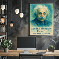 Albert Einstein Theory Of Relativity Poster