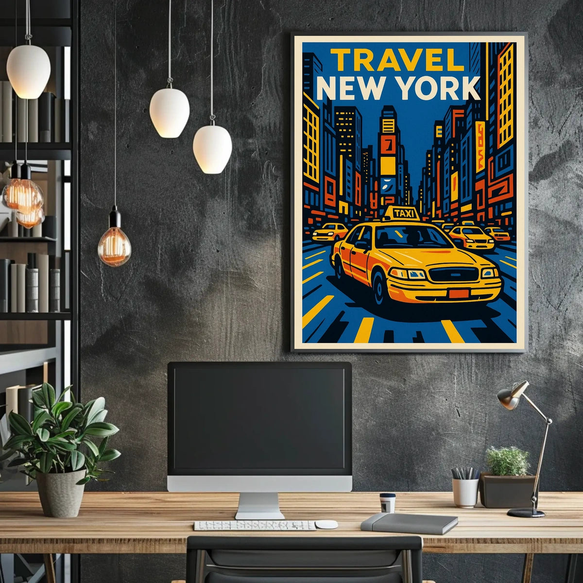 Travel New York Poster