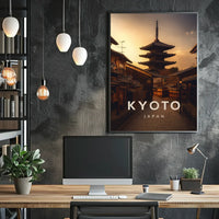Kyoto Japan Cultural Heritage Art Poster