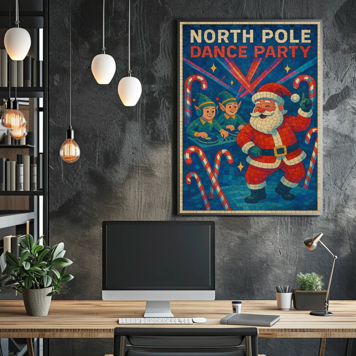 North Pole Dance Party Poster