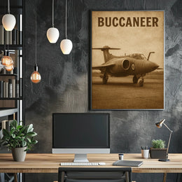 Buccaneer Aircraft Poster