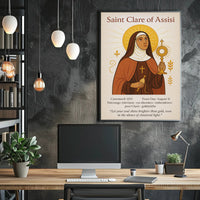 Saint Clare of Assisi Poster PosterGoat