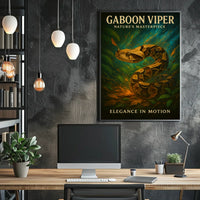 Gaboon Viper Natures Masterpiece Poster