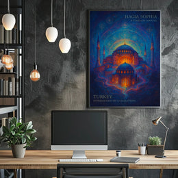 Hagia Sophia A Timeless Marvel Poster