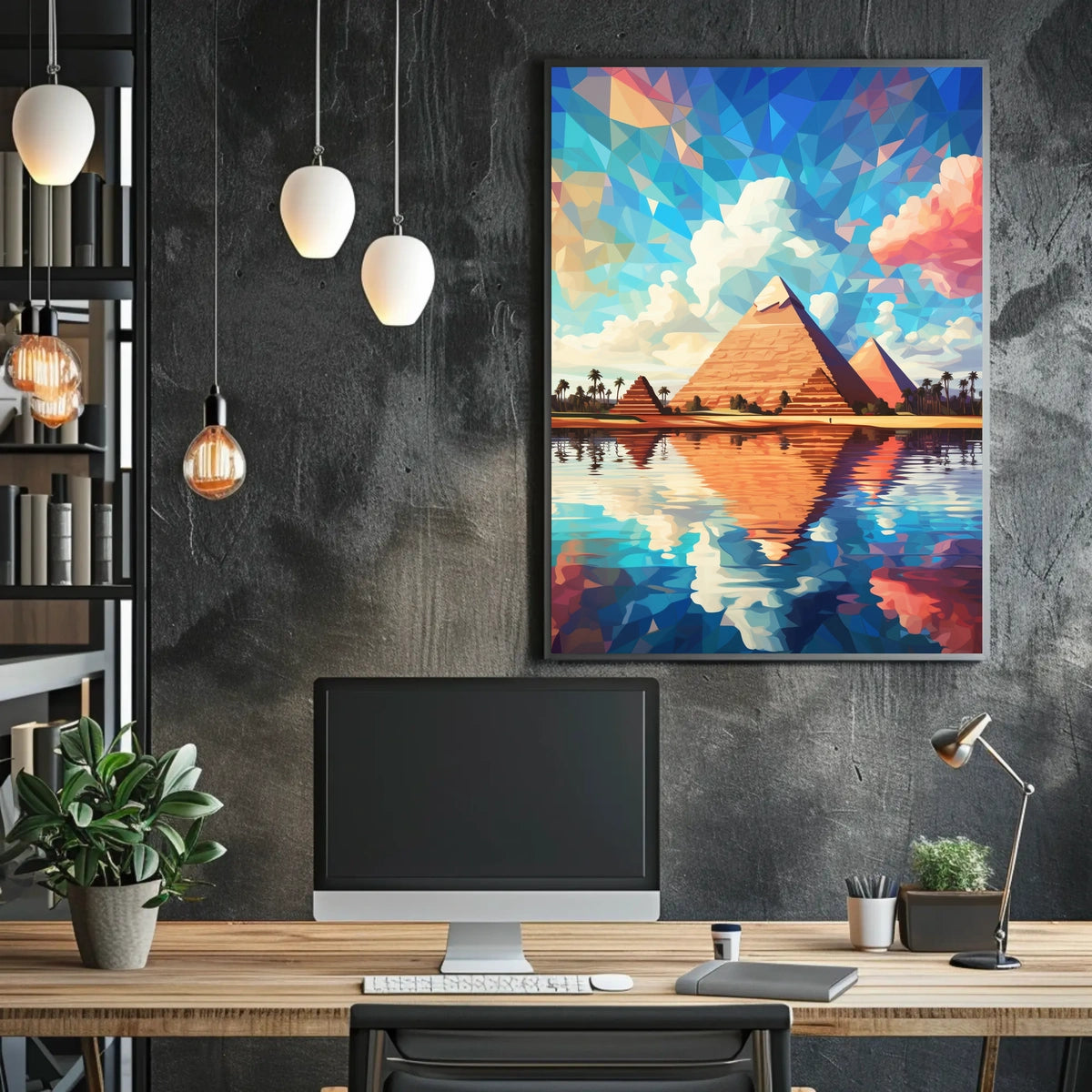 Great Pyramids of Egypt Cultural or Heritage Poster