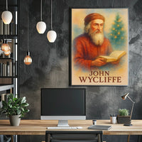 John Wycliffe Literary Icon Prime Historical or Presidential Poster