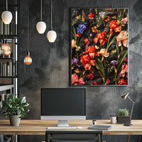 Floral Symphony Wall Art Print for Home Decor