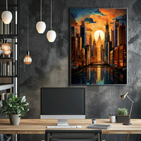 Urban Sunrise Poster PosterGoat