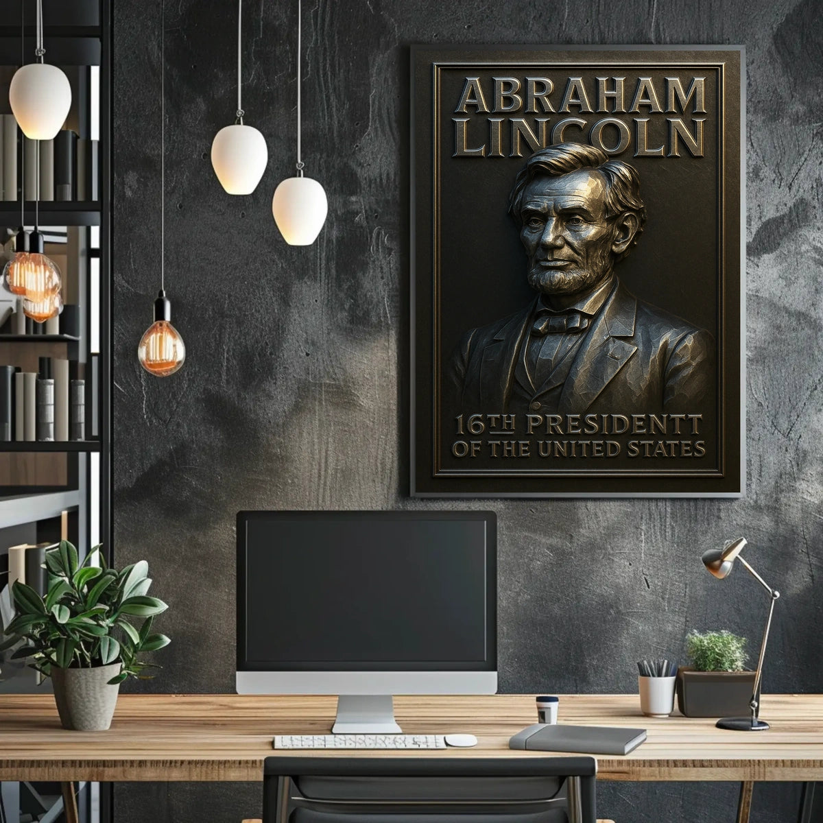 Abraham Lincoln Civil War Photography Heritage Poster