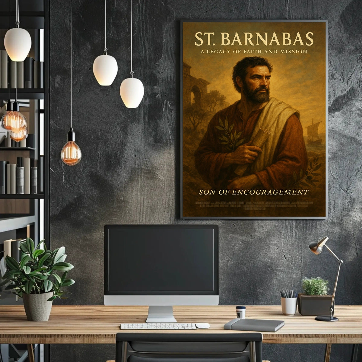 St. Barnabas Son Of Encouragement Poster