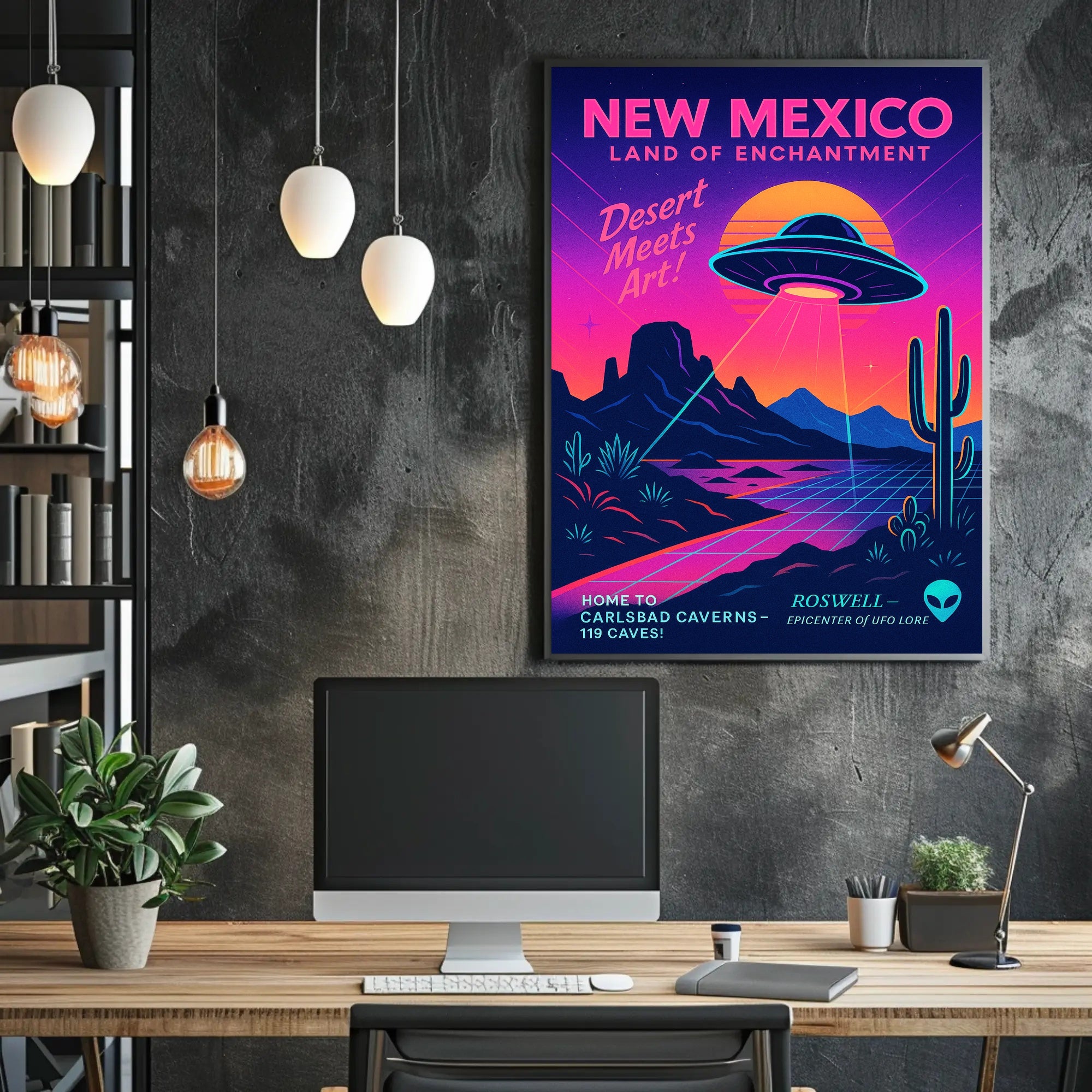 New Mexico Land of Enchantment Poster PosterGoat