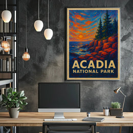Acadia National Park Scenic Beauty Poster