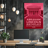 Abraham Lincoln Birthplace Poster