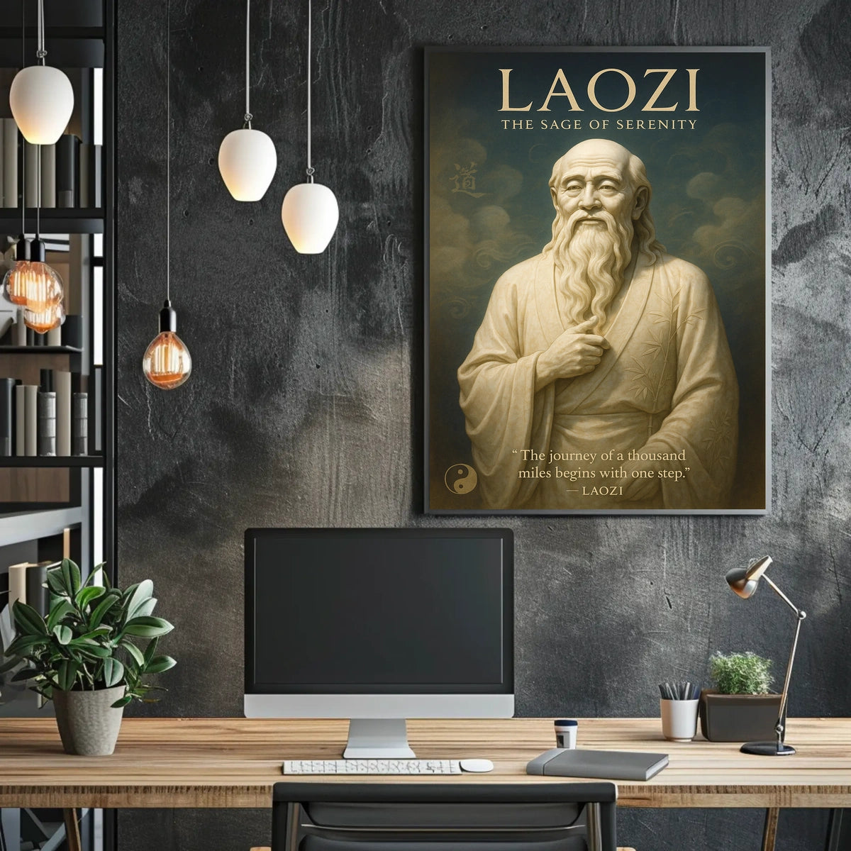 Laozi The Sage Of Serenity Poster