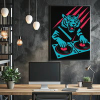 Dj Tiger Groove Poster