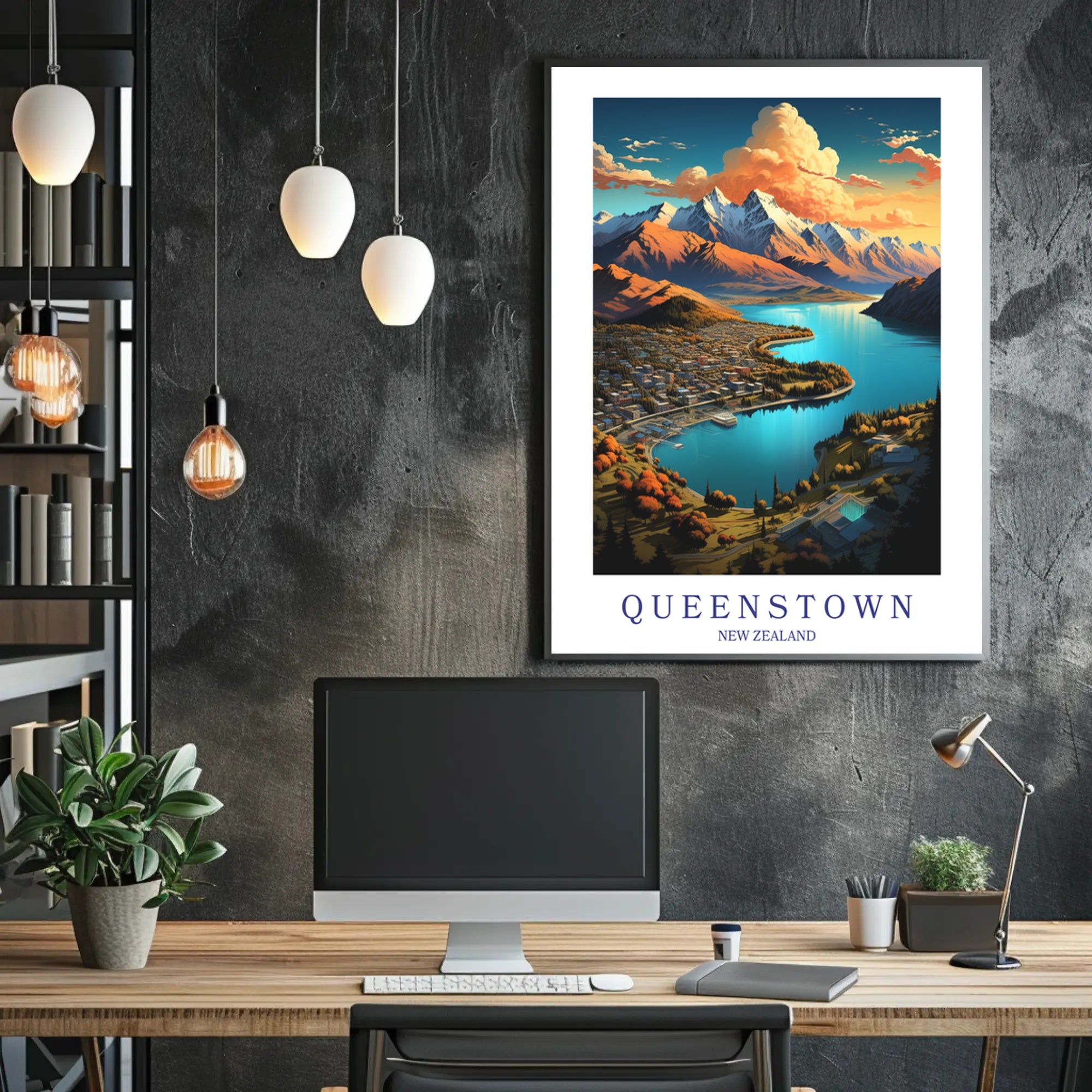 Scenic Queenstown Poster PosterGoat