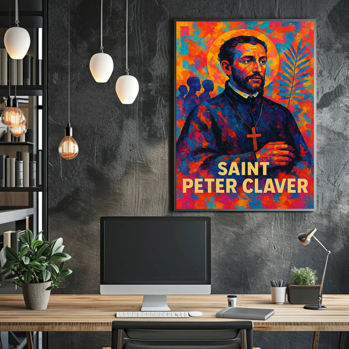 Saint Peter Claver Poster
