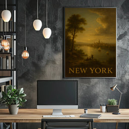 New York A Serene Landscape Poster