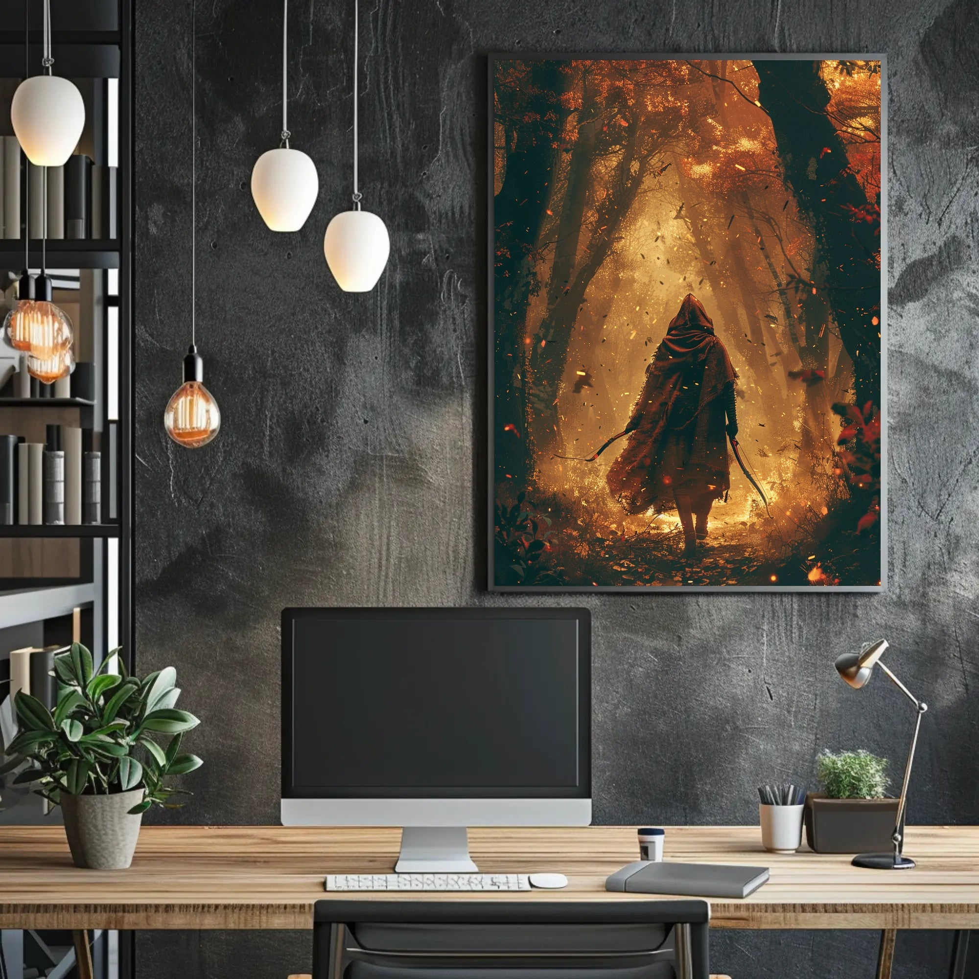 Enchanted Autumn Forest Adventure Fantasy or Mythology Poster PosterGoat